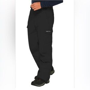 Arctix Men's Black Snow Sports Cargo Winter Pants Side Pockets.  Size  Medium.
